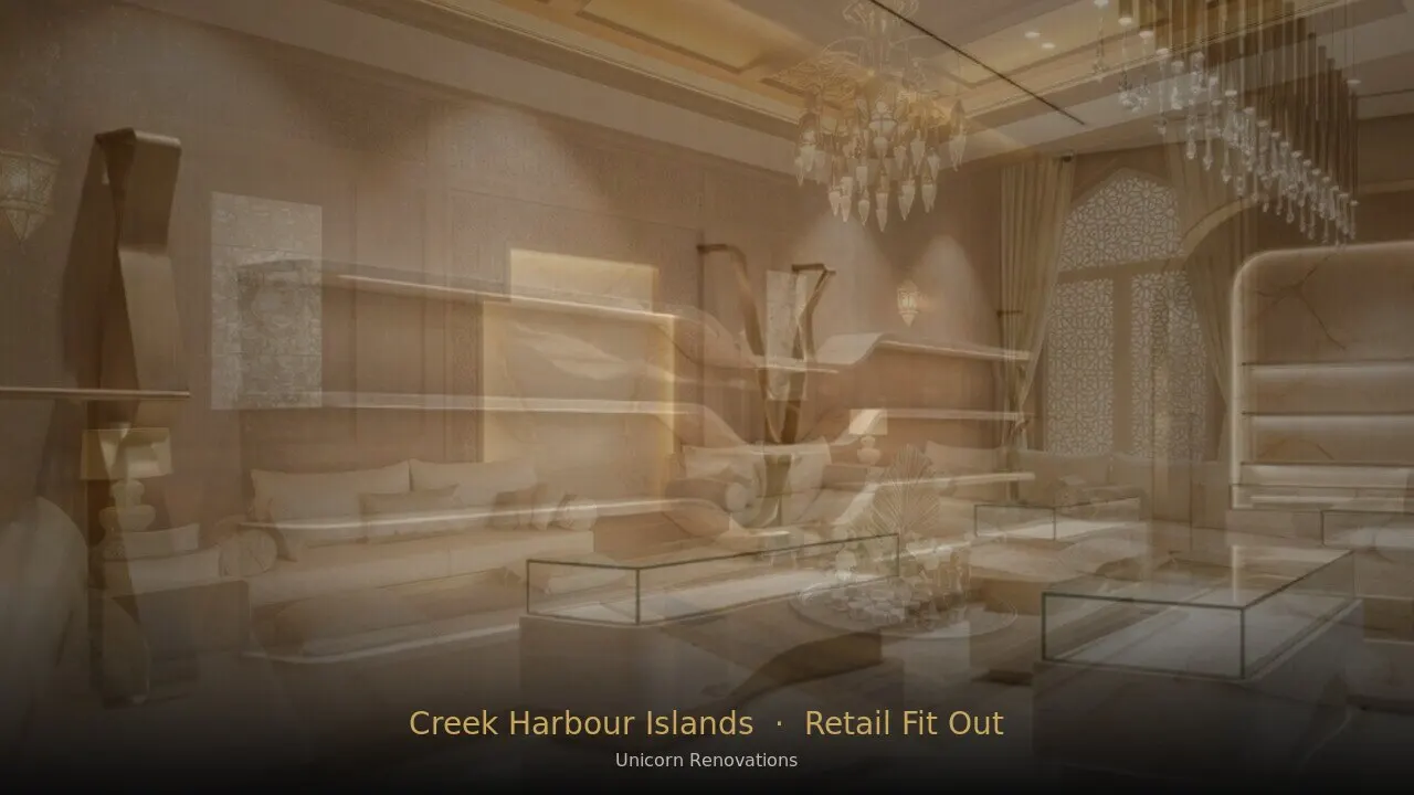 Retail Fit-Out in Creek Harbour Islands