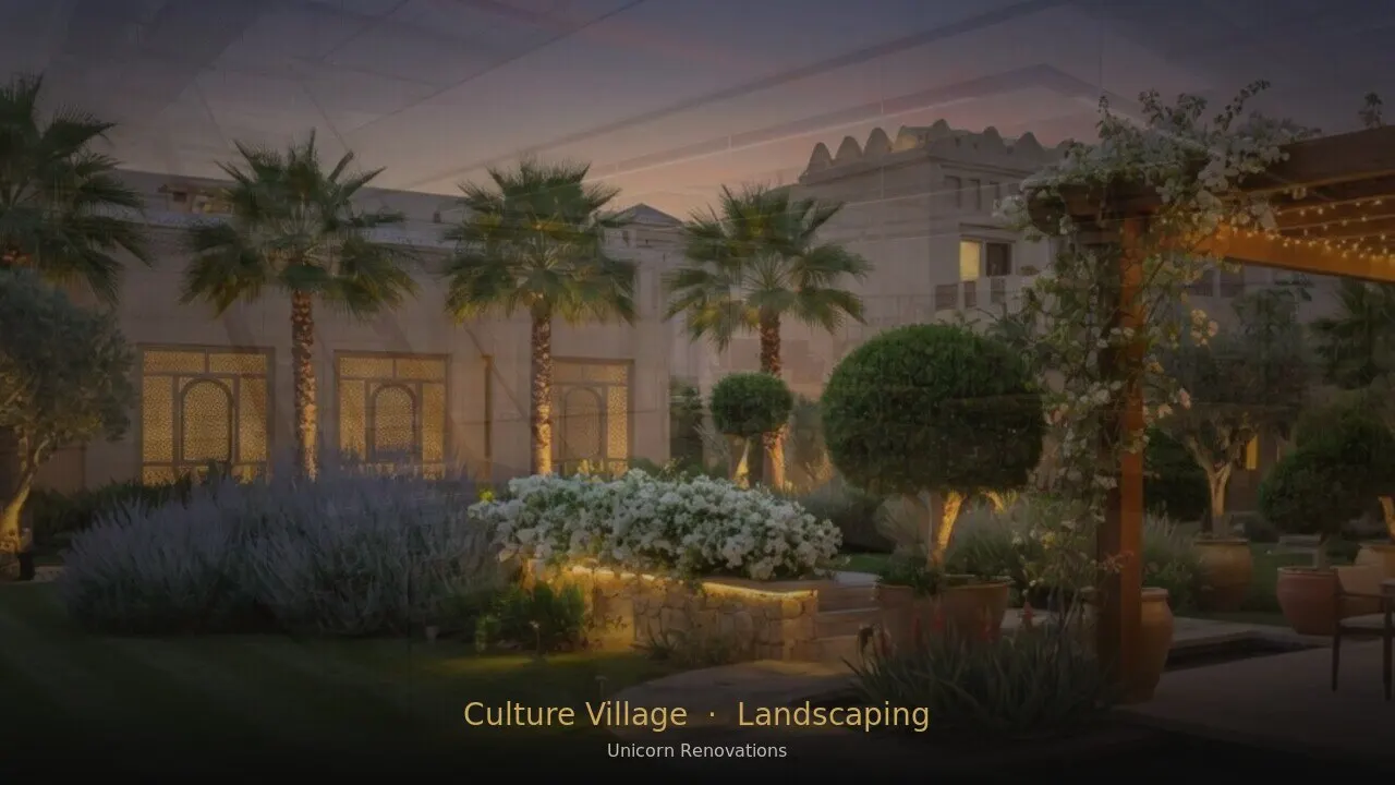 Landscaping in Culture Village