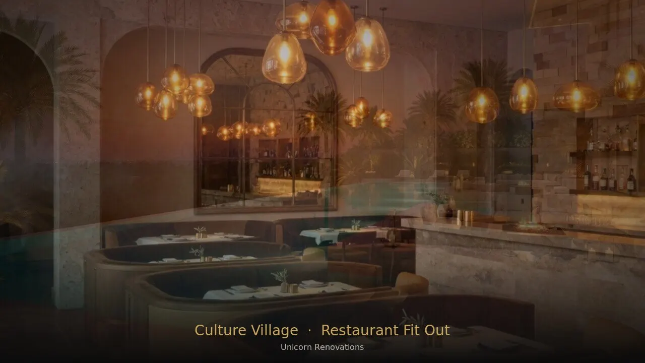 Restaurant Fit-Out in Culture Village — Unicorn Renovations