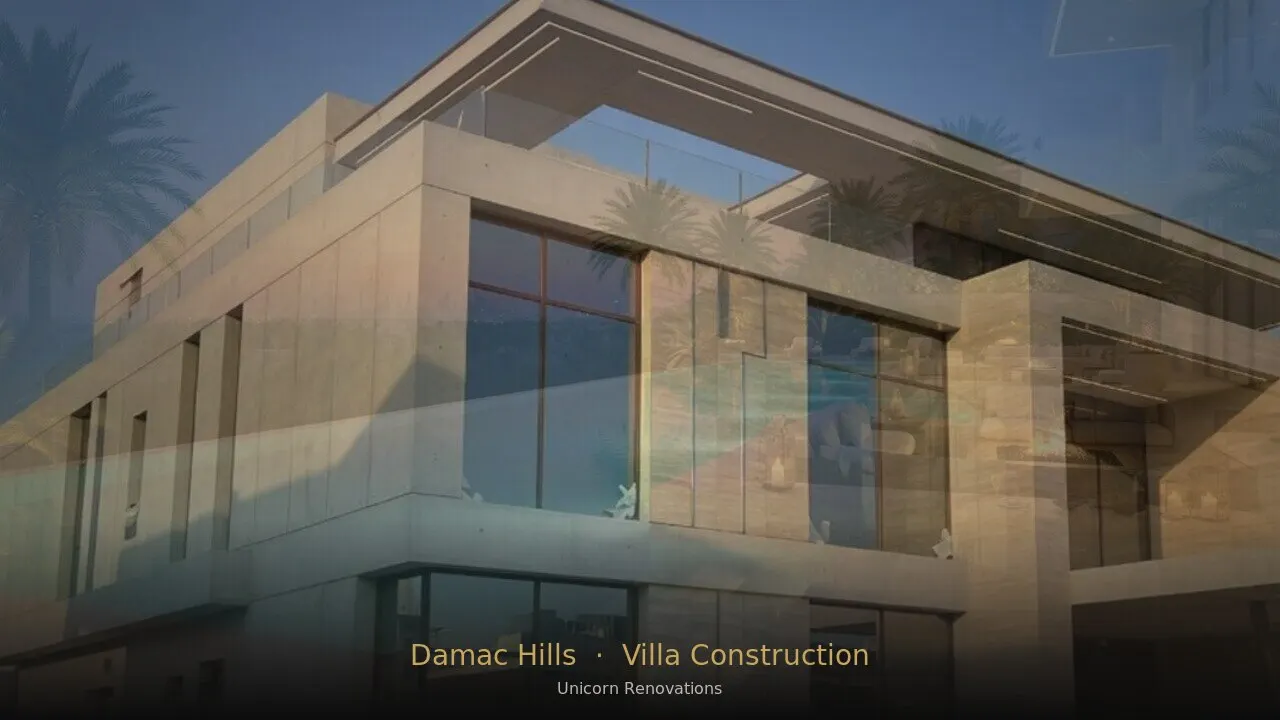 Villa Construction in Damac Hills