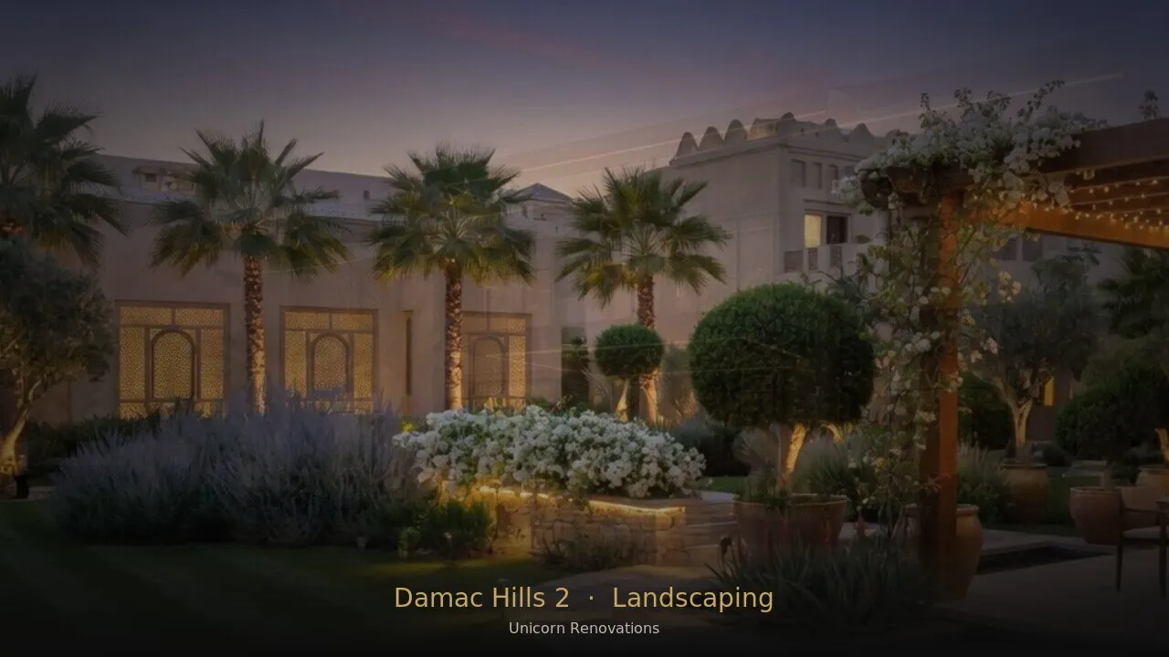 Landscaping in Damac Hills 2