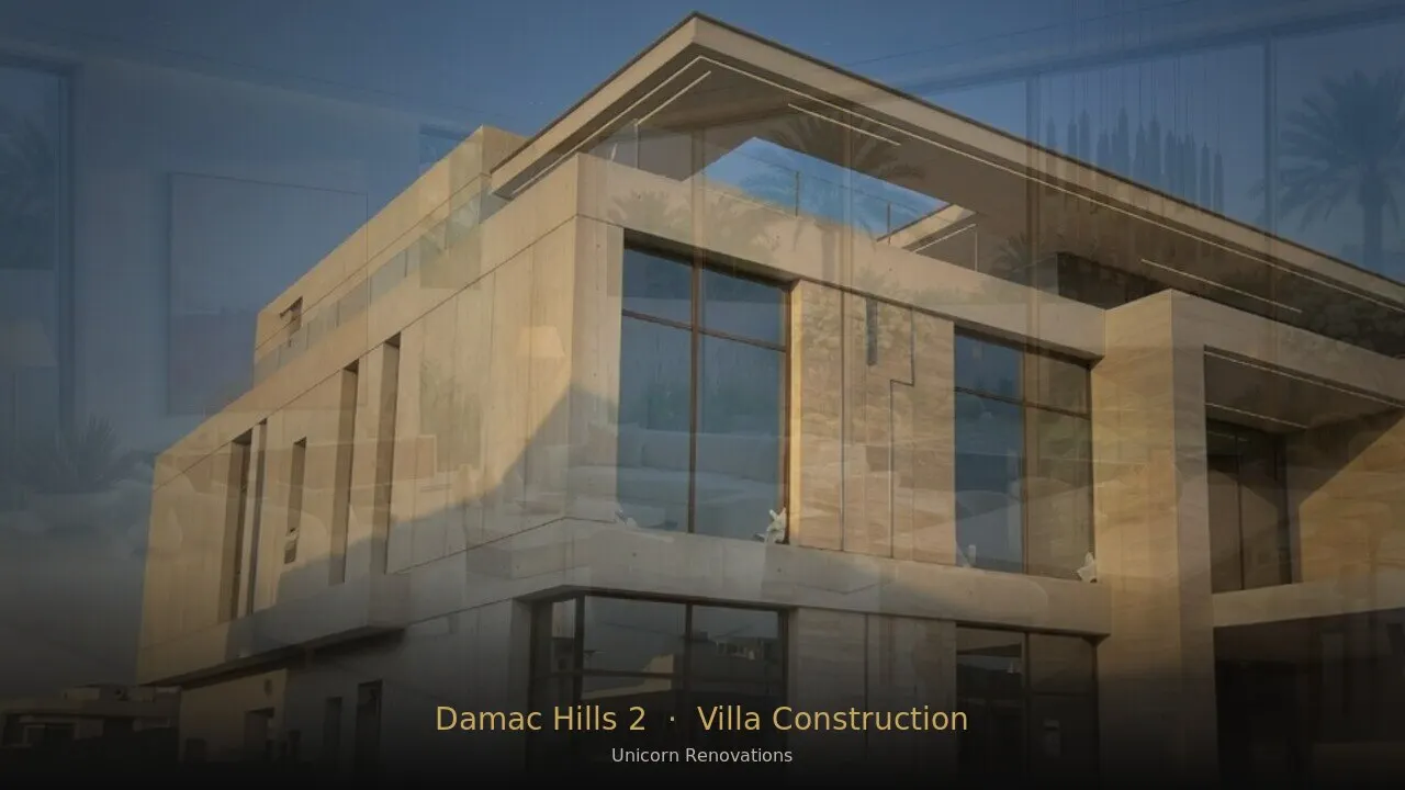 Villa Construction in Damac Hills 2