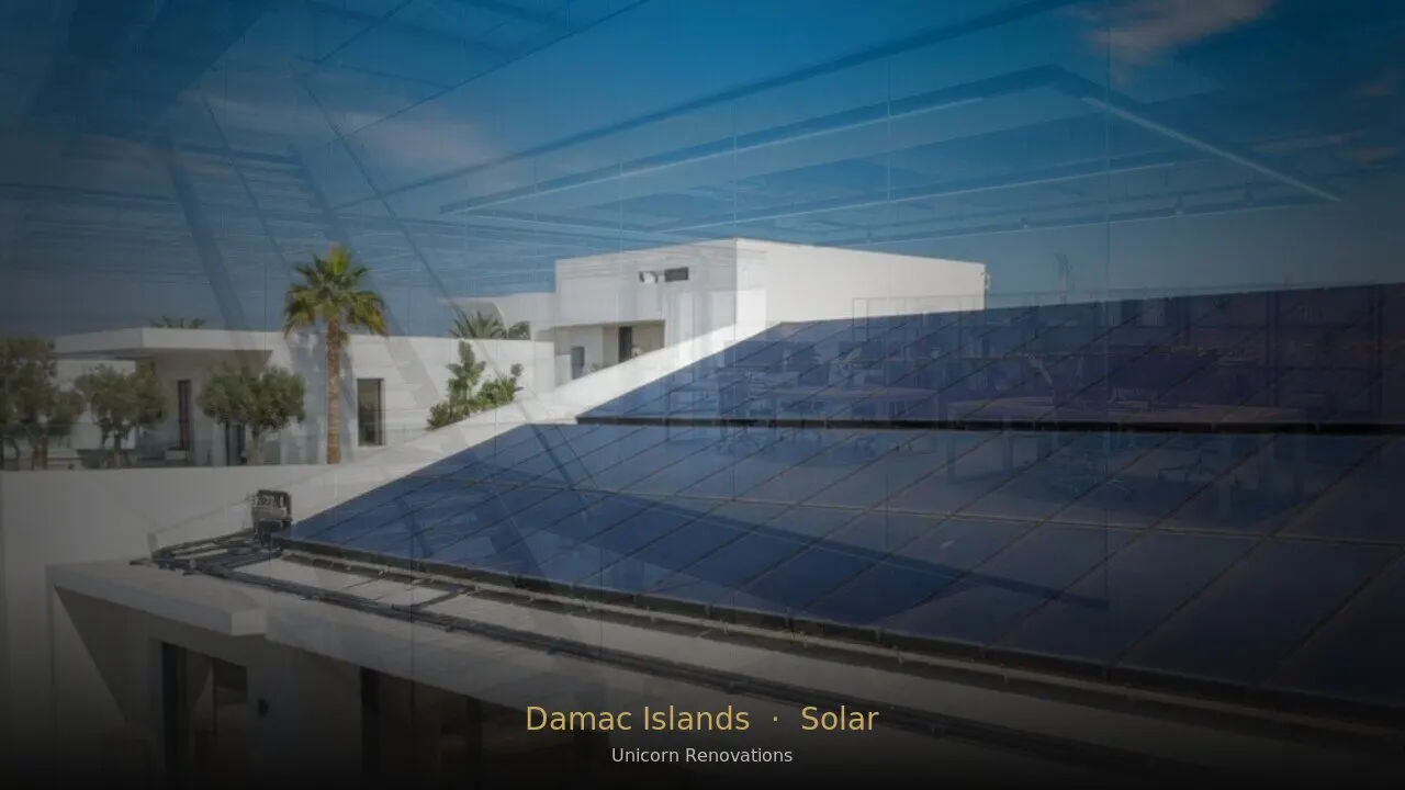 Solar Solutions in Damac Islands — Unicorn Renovations