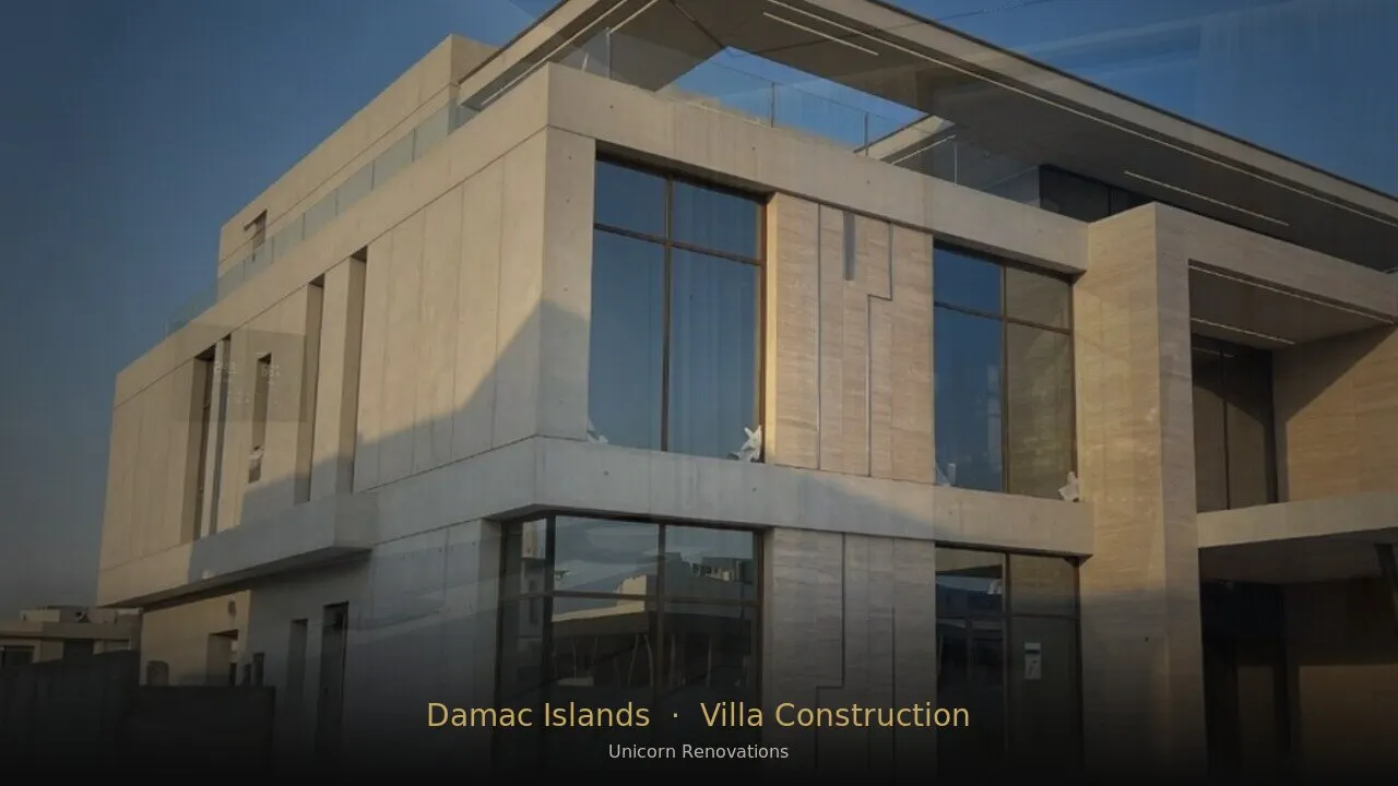 Villa Construction in Damac Islands