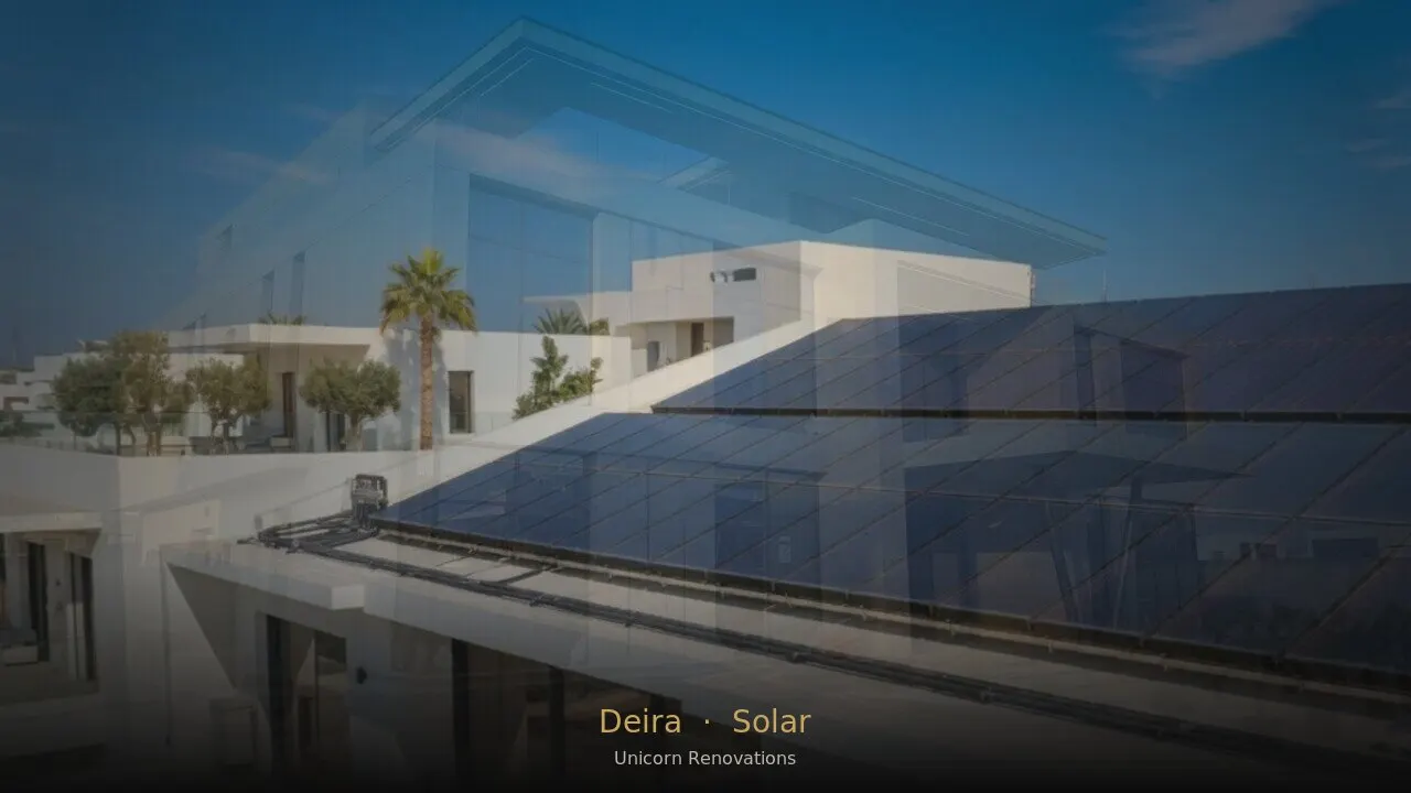 Solar Solutions in Deira — Unicorn Renovations
