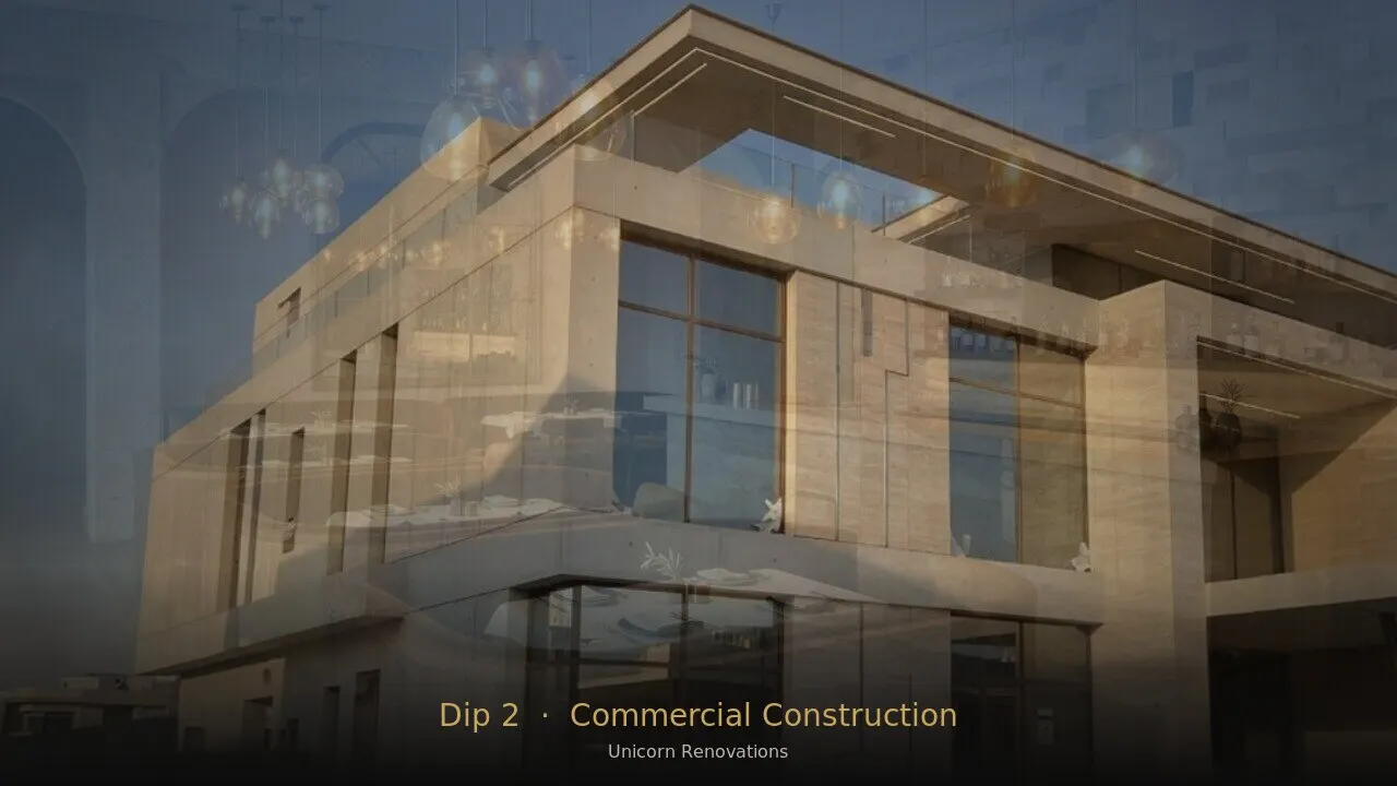 Commercial Construction in DIP 2