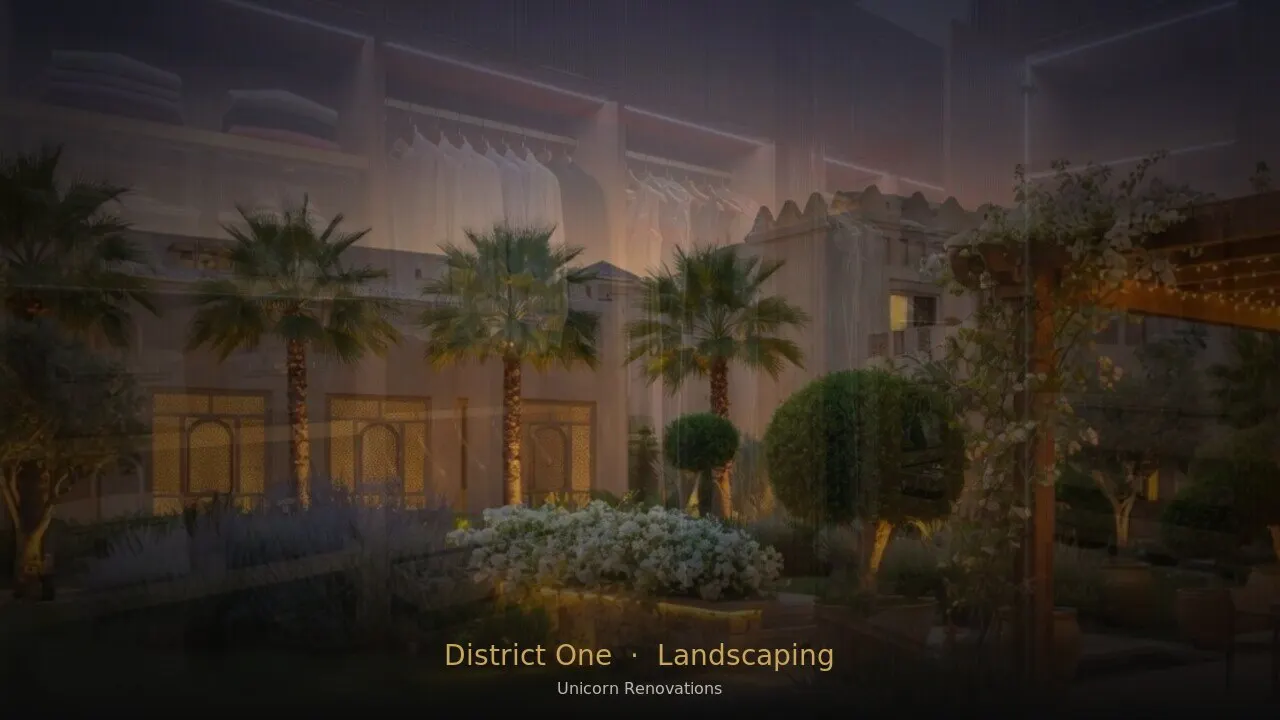 Landscaping in District One