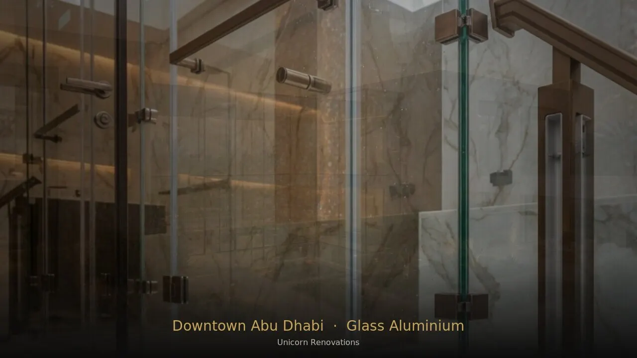 Glass & Aluminium Works in Downtown Abu Dhabi