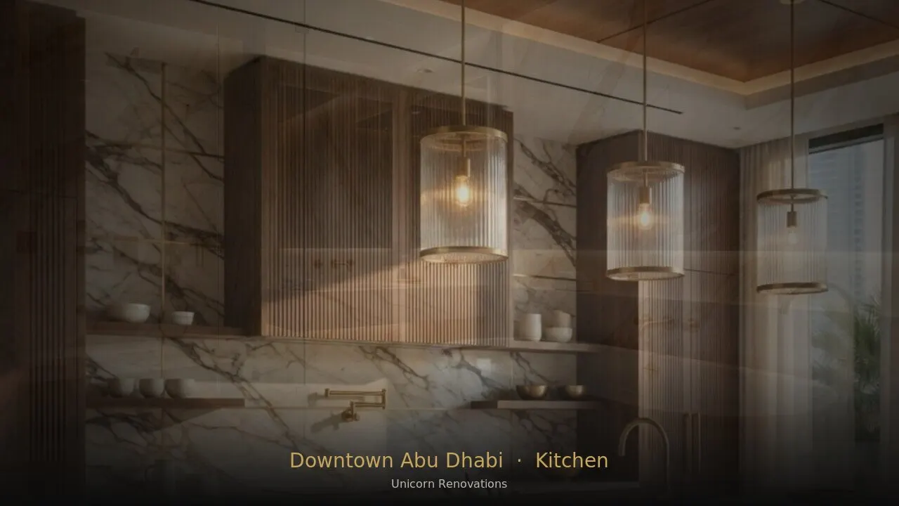 Kitchen Renovation in Downtown Abu Dhabi