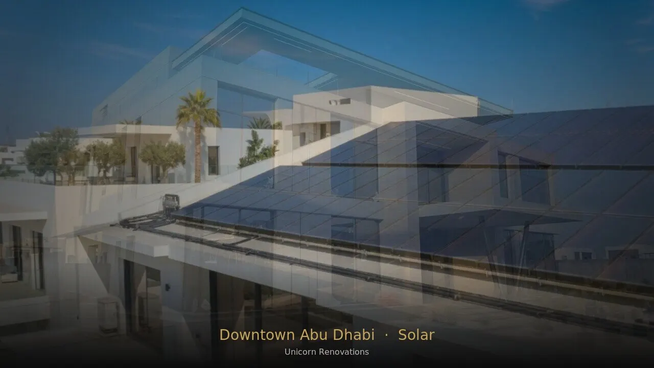 Solar Solutions in Downtown Abu Dhabi