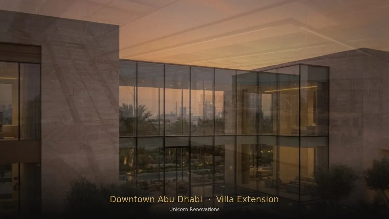Villa Extension in Downtown Abu Dhabi