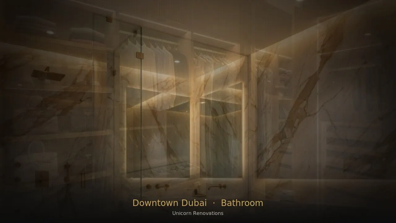 Bathroom Renovation in Downtown Dubai
