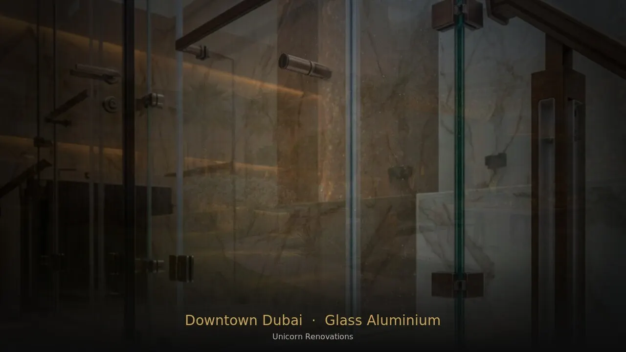 Glass & Aluminium Works in Downtown Dubai