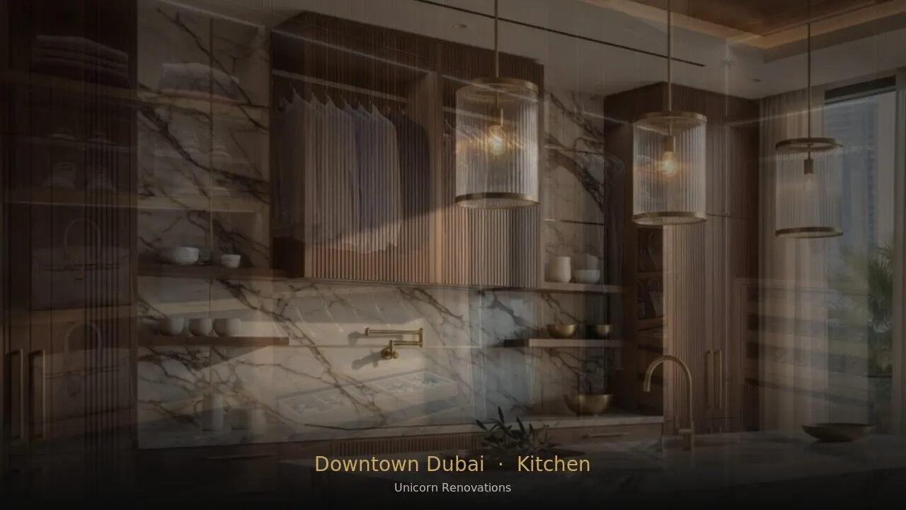 Kitchen Renovation in Downtown Dubai