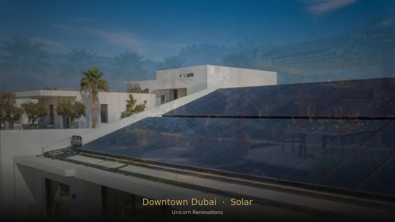 Solar Solutions in Downtown Dubai