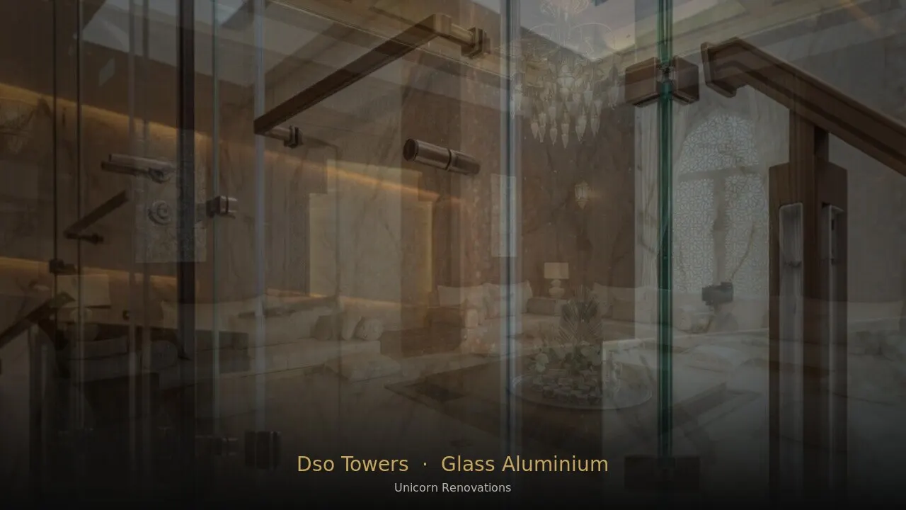 Glass & Aluminium Works in DSO Towers