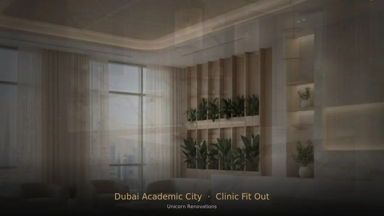 Clinic Fit-Out in Dubai Academic City — Unicorn Renovations