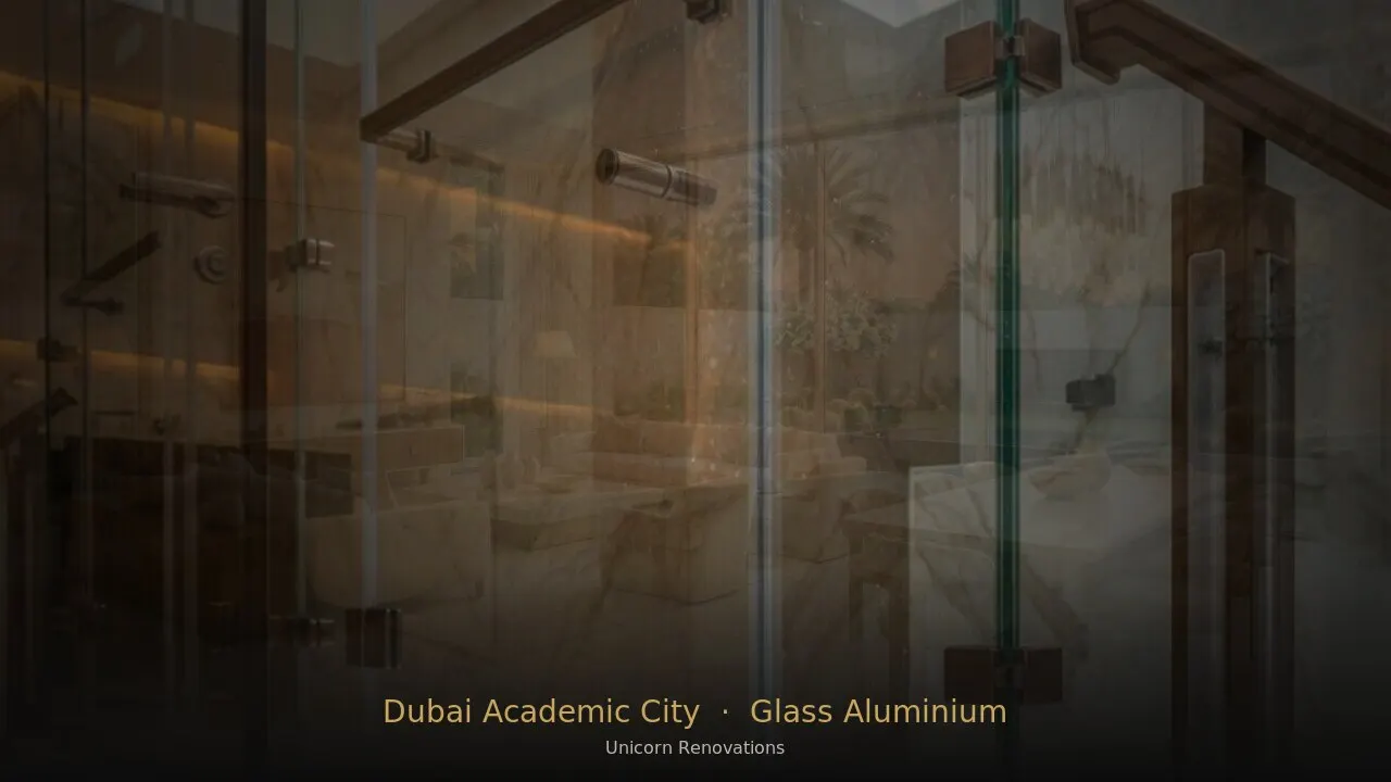 Glass & Aluminium Works in Dubai Academic City — Unicorn Renovations