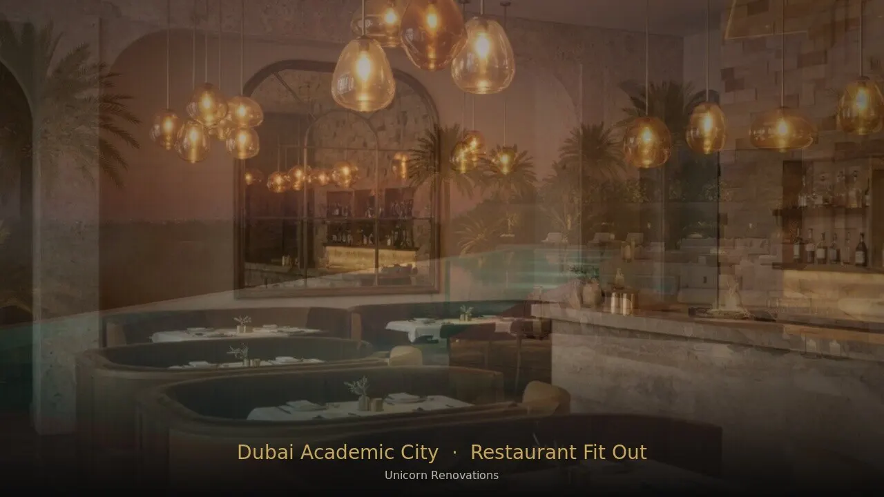 Restaurant Fit-Out in Dubai Academic City — Unicorn Renovations