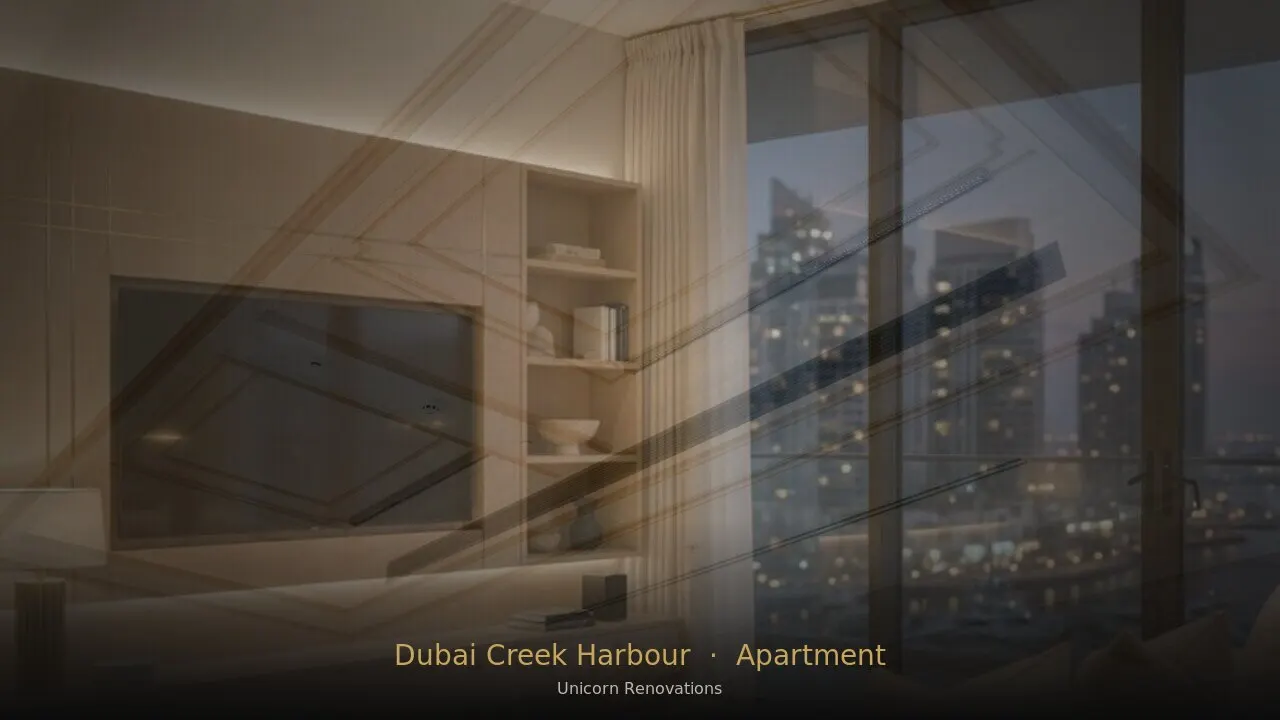 Apartment Renovation in Dubai Creek Harbour