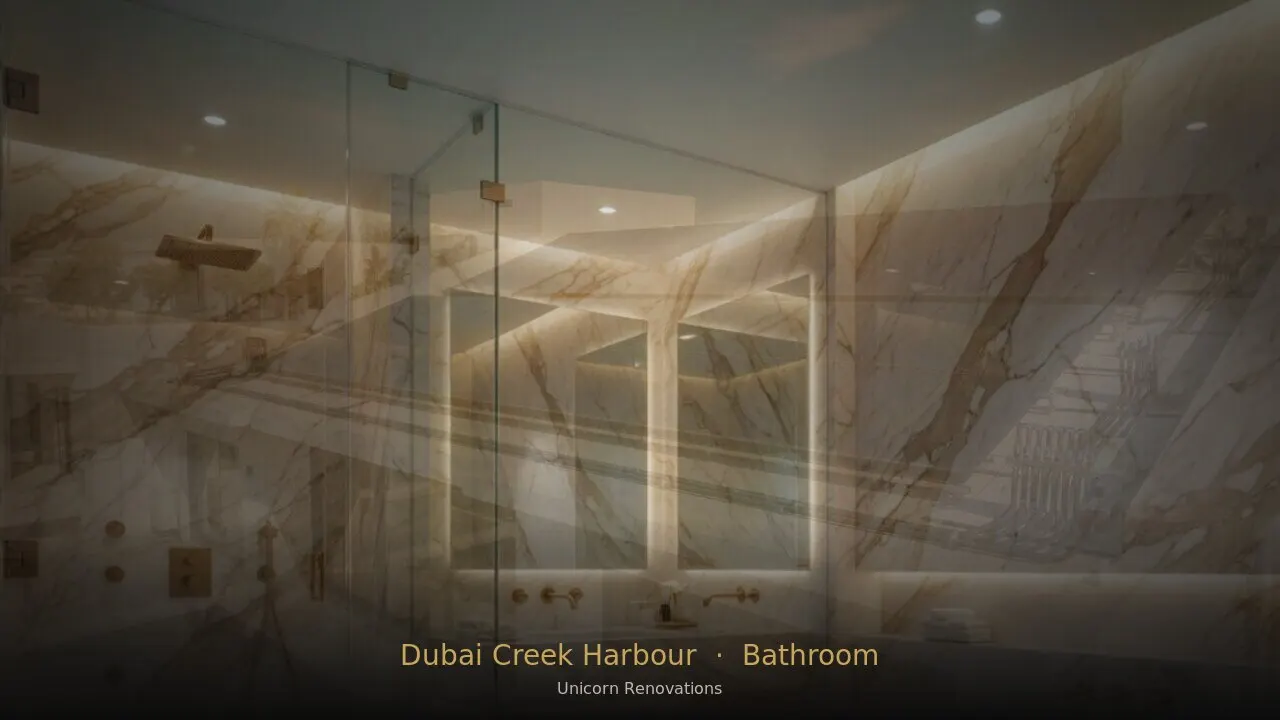 Bathroom Renovation in Dubai Creek Harbour