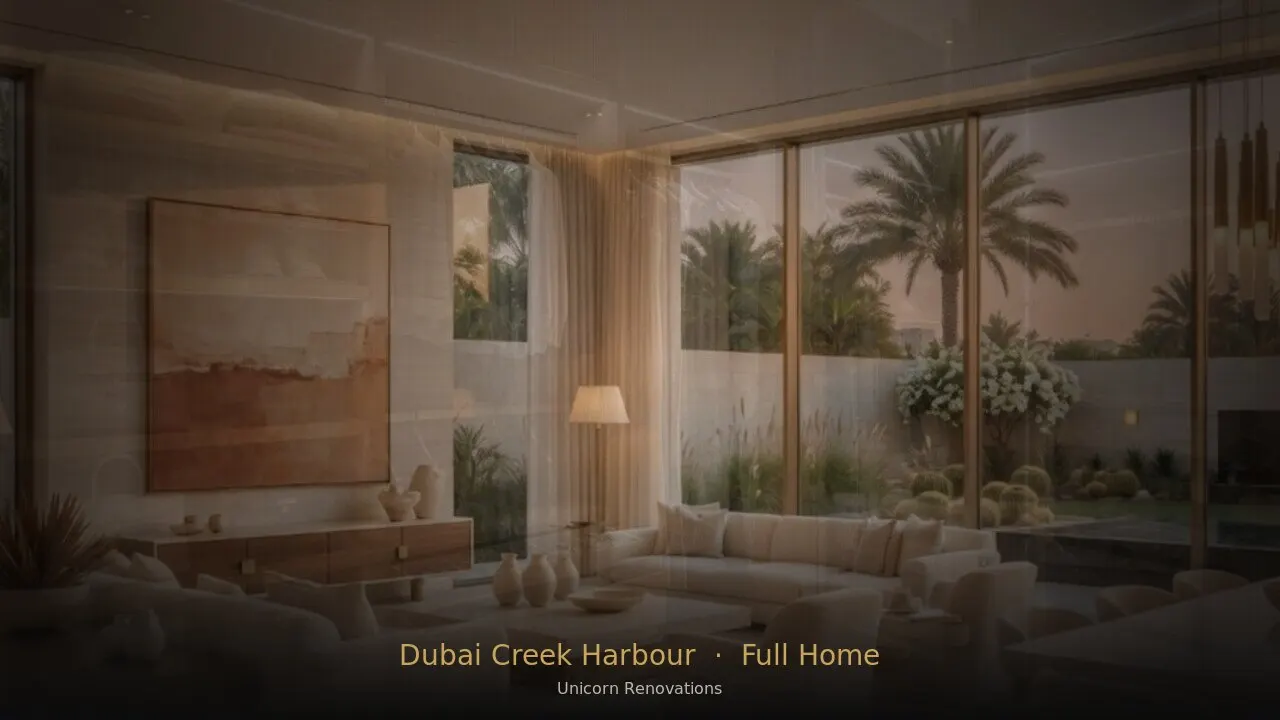 Full Home Renovation in Dubai Creek Harbour