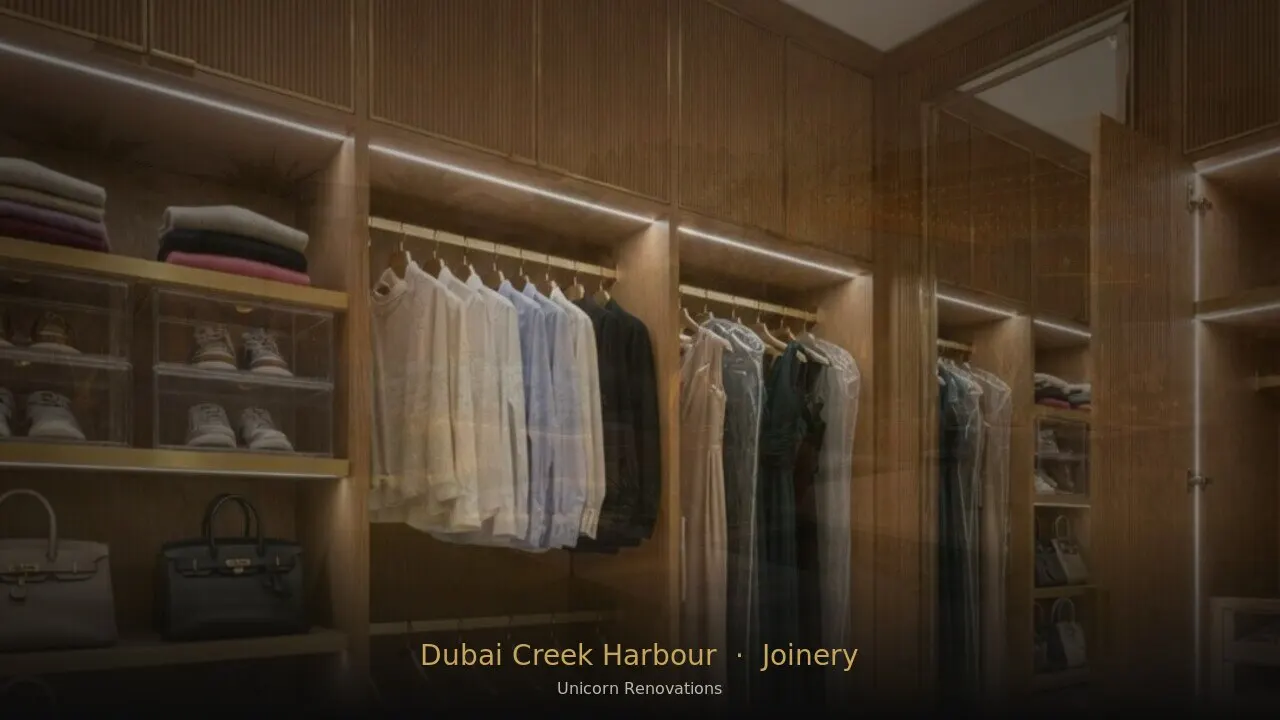 Joinery & Cabinetry in Dubai Creek Harbour