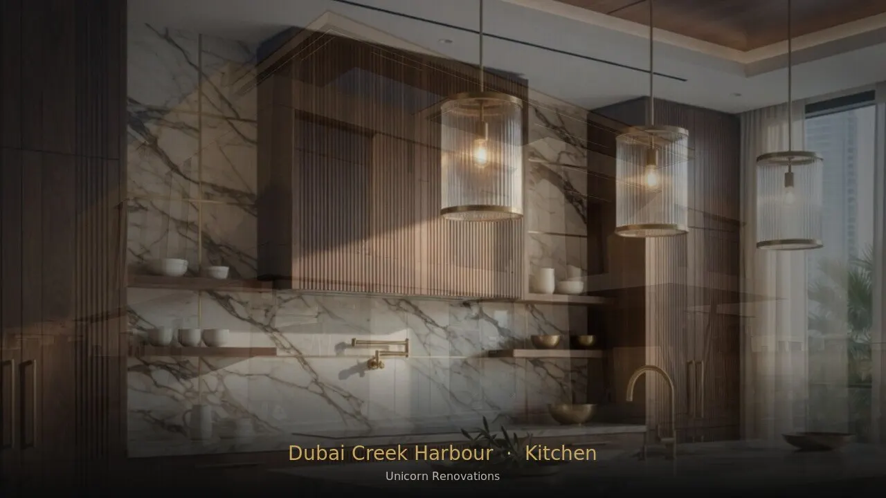 Kitchen Renovation in Dubai Creek Harbour