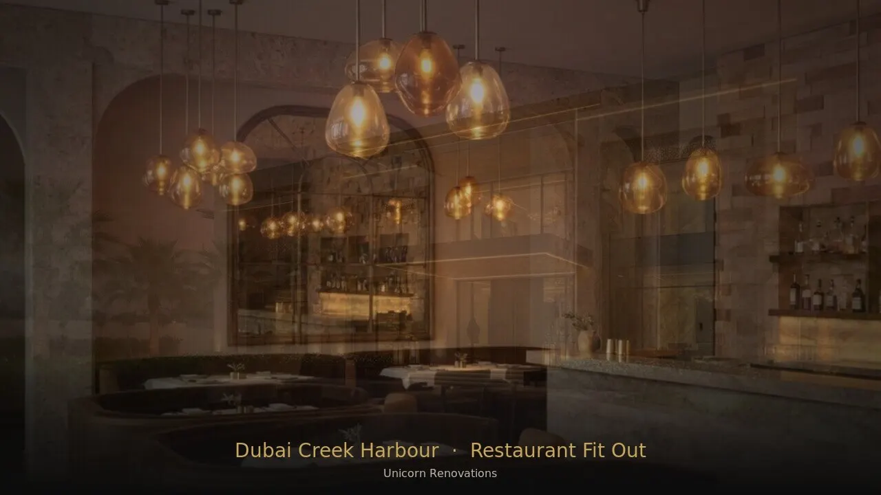 Restaurant Fit-Out in Dubai Creek Harbour
