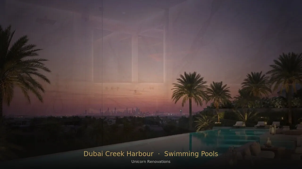 Swimming Pool Construction & Renovation in Dubai Creek Harbour