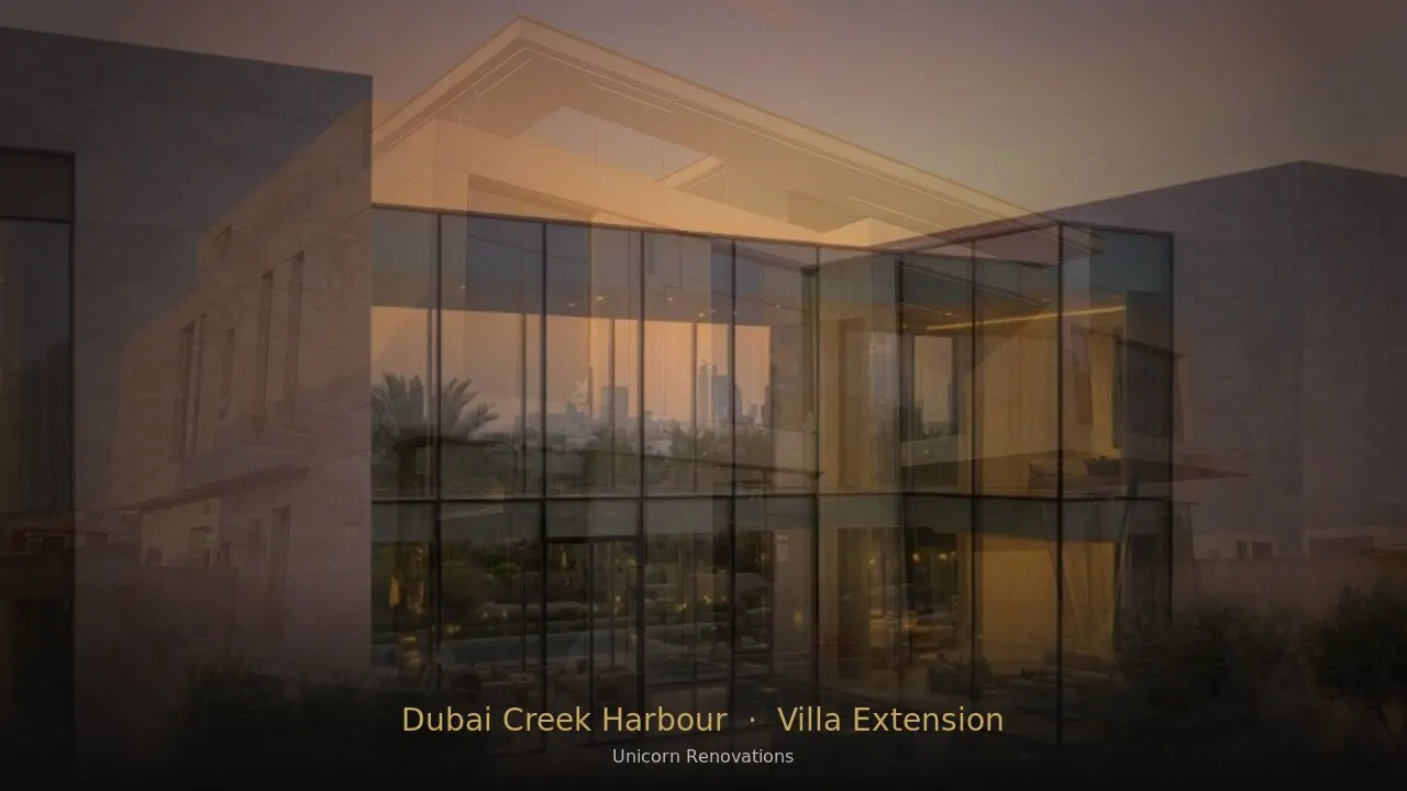 Villa Extension in Dubai Creek Harbour