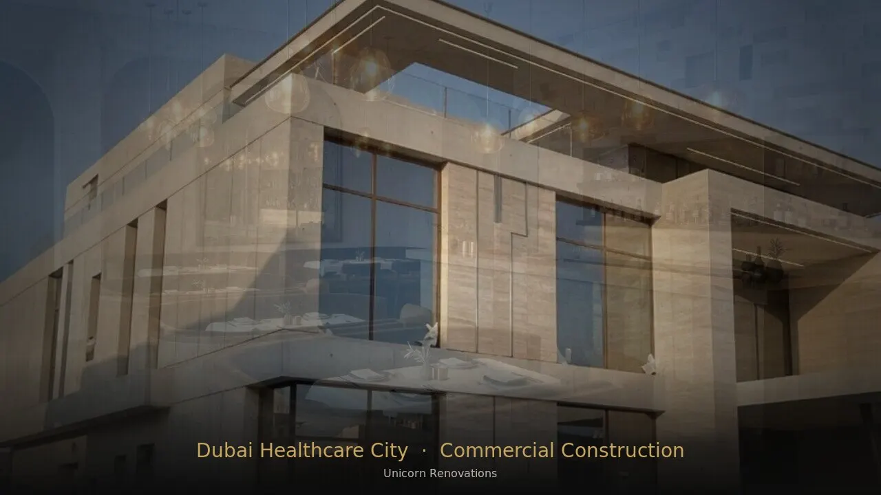 Commercial Construction in Dubai Healthcare City — Unicorn Renovations