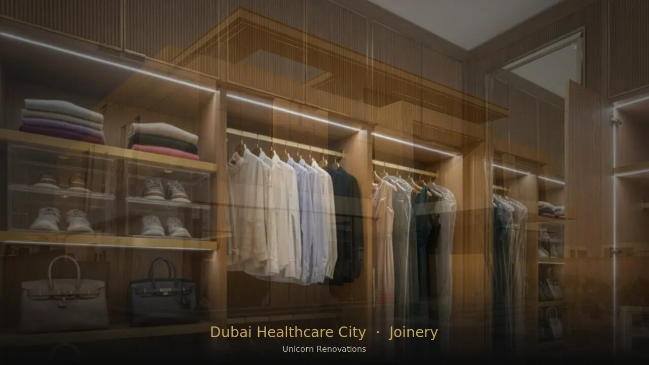 Joinery & Cabinetry in Dubai Healthcare City — Unicorn Renovations