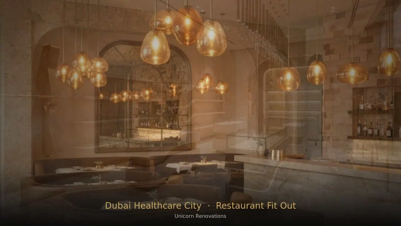 Restaurant Fit-Out in Dubai Healthcare City — Unicorn Renovations