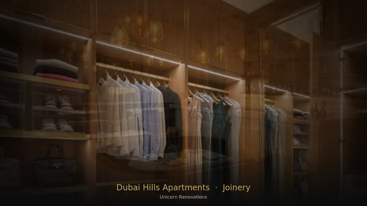 Joinery & Cabinetry in Dubai Hills Apartments