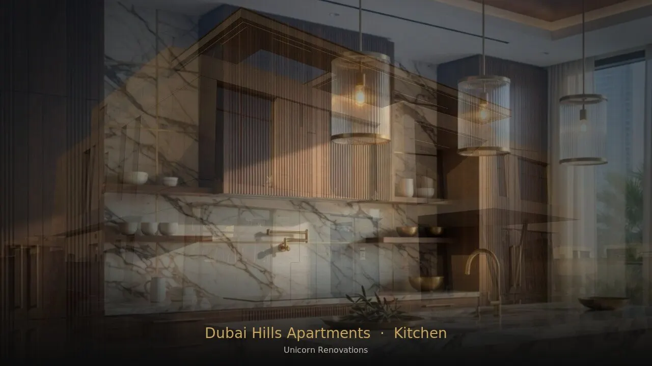 Kitchen Renovation in Dubai Hills Apartments