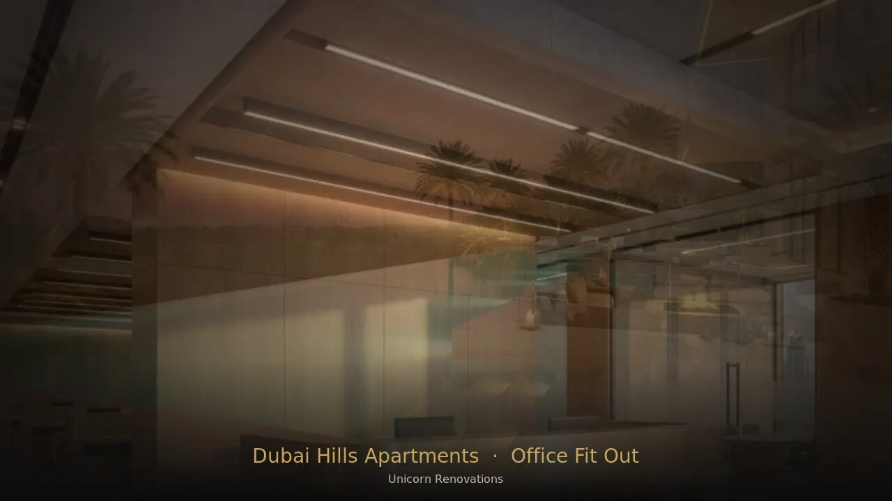 Office Fit-Out in Dubai Hills Apartments — Unicorn Renovations