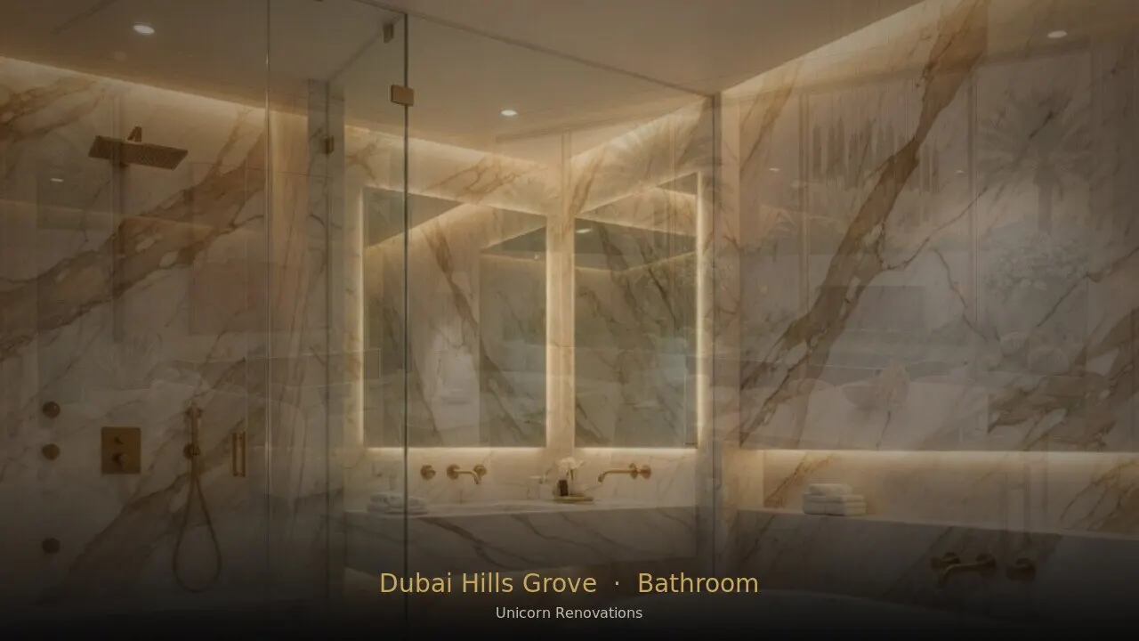 Bathroom Renovation in Dubai Hills Grove
