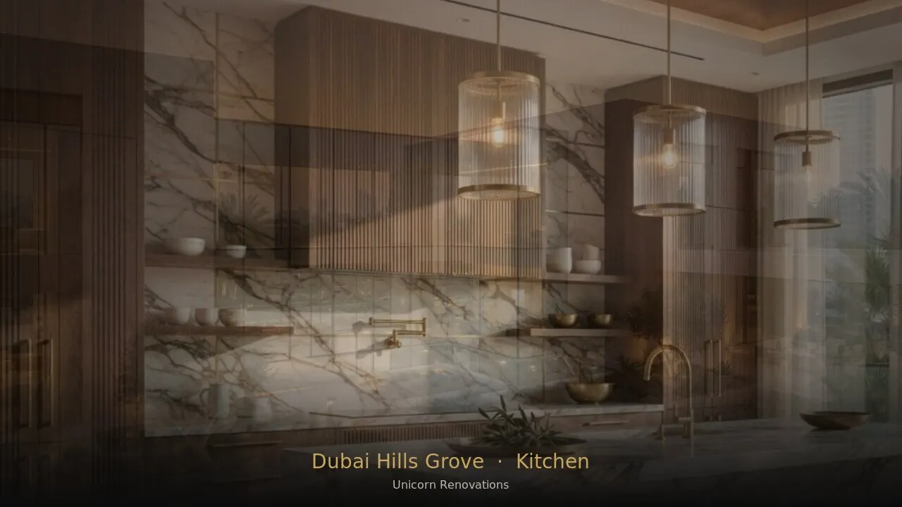 Kitchen Renovation in Dubai Hills Grove