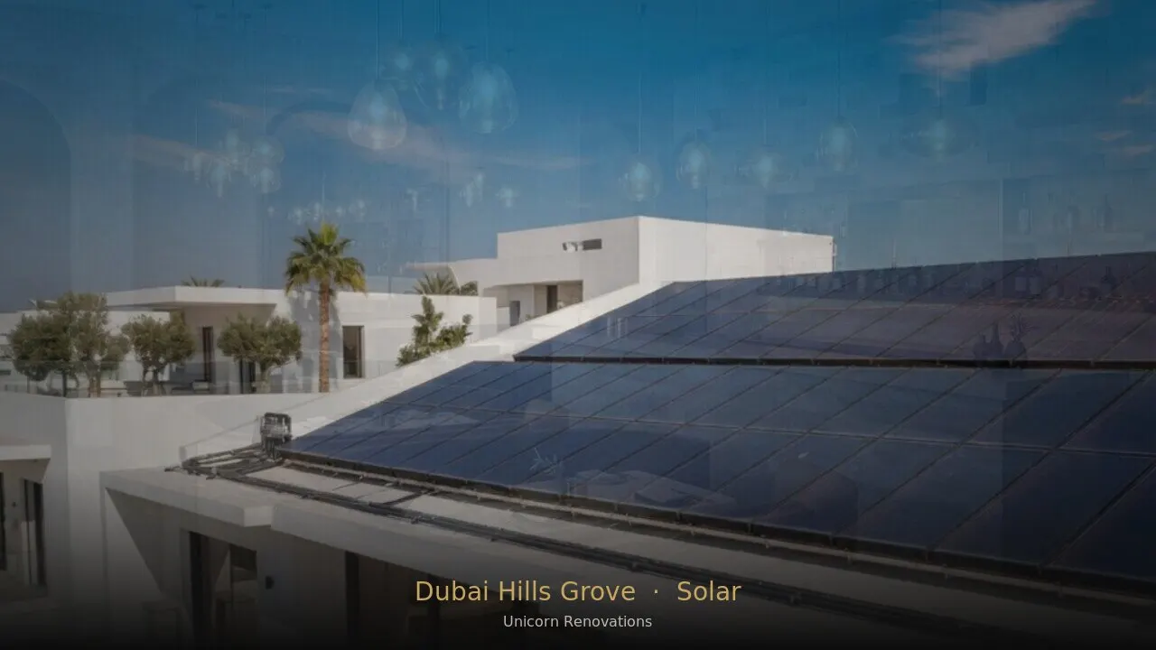 Solar Solutions in Dubai Hills Grove