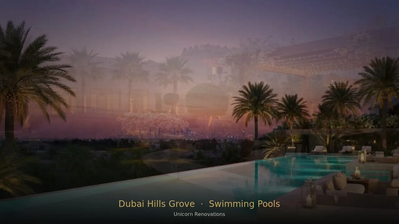 Swimming Pool Construction & Renovation in Dubai Hills Grove