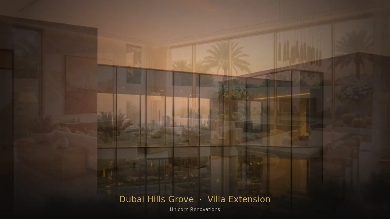 Villa Extension in Dubai Hills Grove