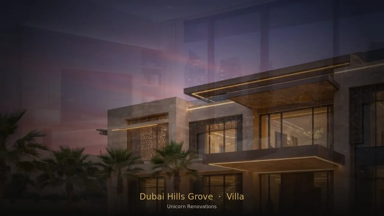 Villa Renovation in Dubai Hills Grove