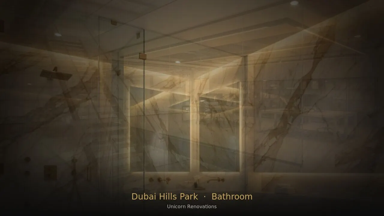 Bathroom Renovation in Dubai Hills Park Area