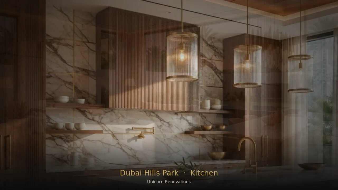 Kitchen Renovation in Dubai Hills Park Area