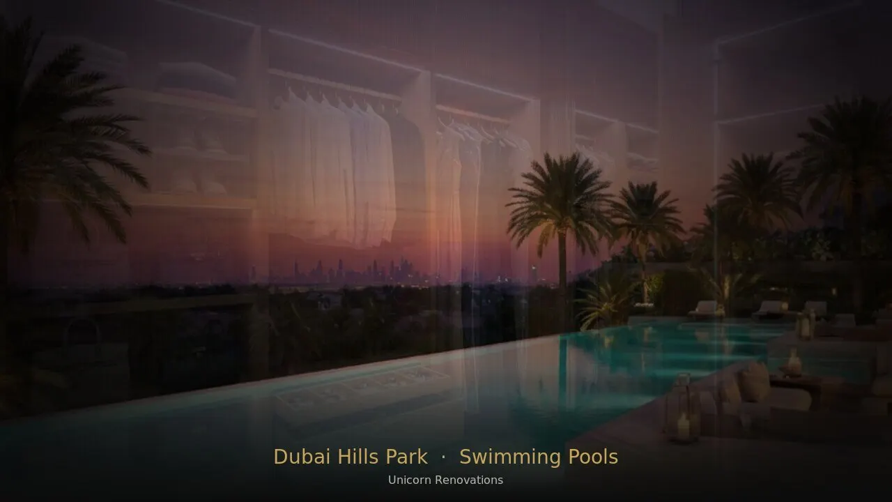 Swimming Pool Construction & Renovation in Dubai Hills Park Area
