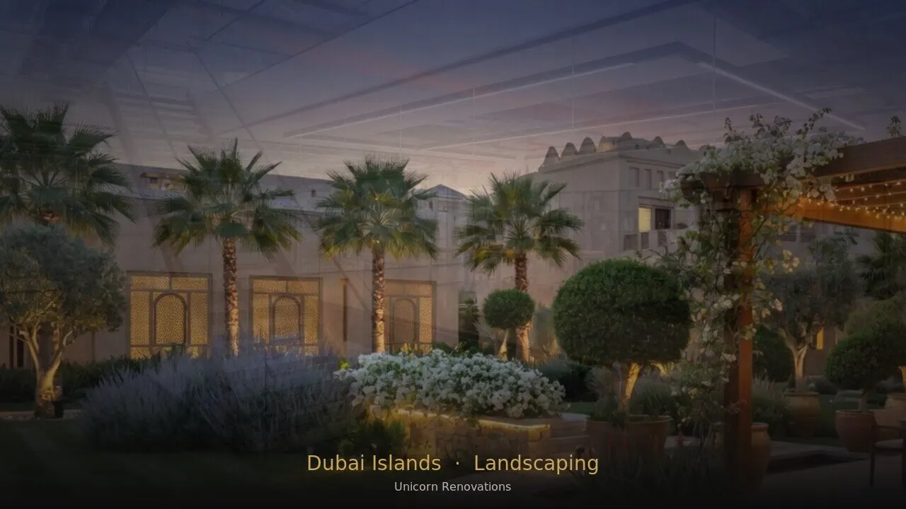 Landscaping in Dubai Islands