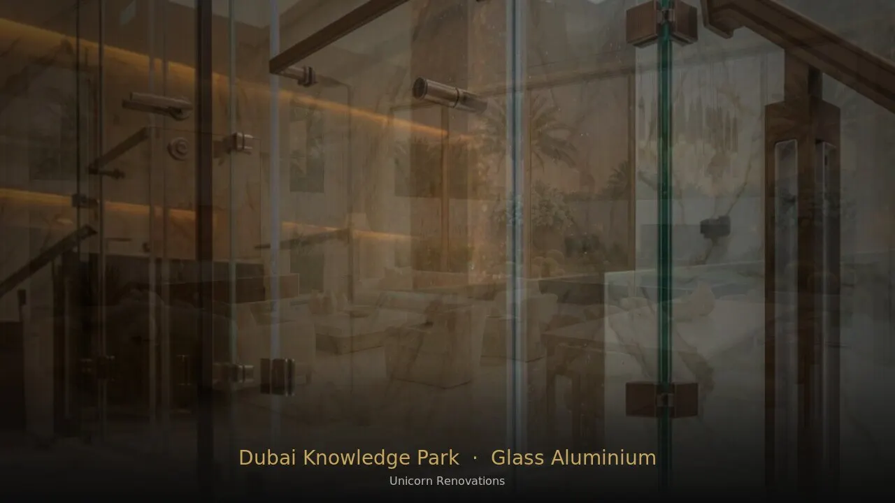 Glass & Aluminium Works in Dubai Knowledge Park
