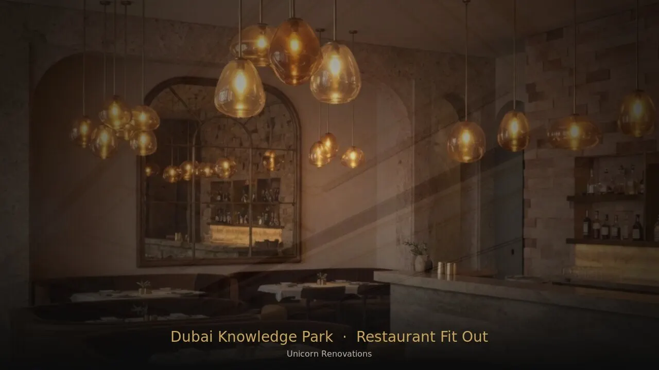 Restaurant Fit-Out in Dubai Knowledge Park