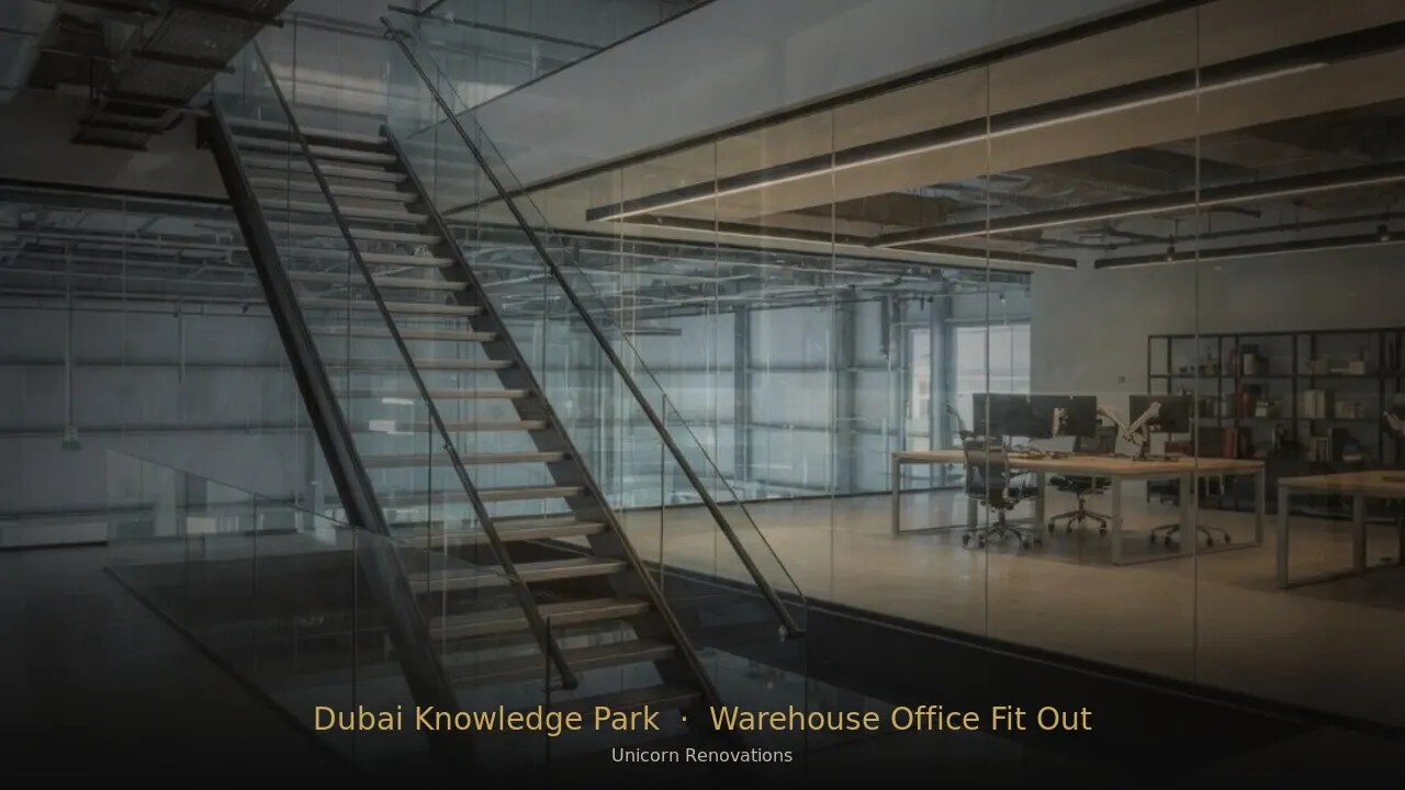 Warehouse Office Fit-Out in Dubai Knowledge Park